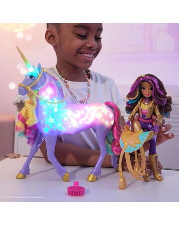 Unicorn Academy 11-inch Rainbow Light-Up Wildstar Unicorn