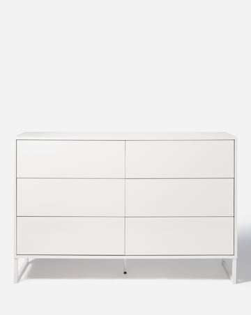 Bede High Gloss Large Chest of Drawers