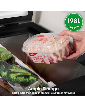 Abode A198CF0E1B 198L Chest Freezer - Black