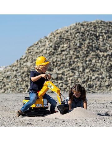 JCB Fully Articulated Digger with Opening Seat & Helmet