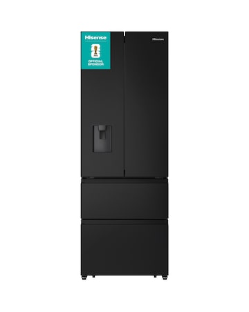 Hisense RF632N4WFE Fridge Freezer - Black E Rated