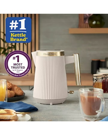 Russell Hobbs Bronte Kettle & 4 Slice Toaster Stone
