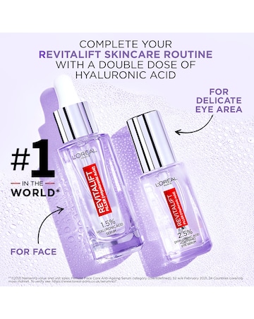 L'Oreal Paris 2.5 Hyaluronic Acid and Caffeine Eye Serum 20ml