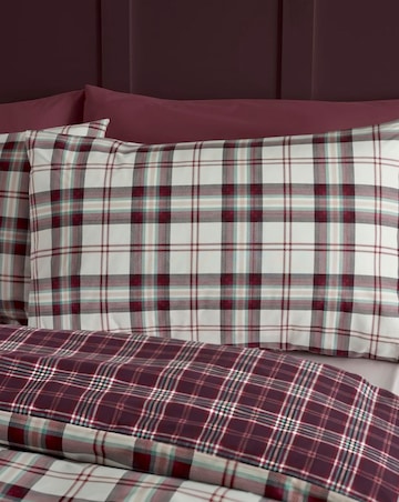 Catherine Lansfield Kelso Check Duvet Cover Set