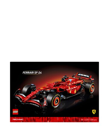 LEGO Technic Ferrari SF-24 F1 Car Model Kit for Adults, Build Your Own 42207