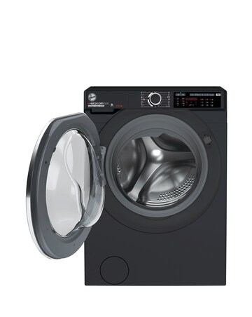 Hoover H-Wash & Dry 500 HD 496AMBCB/1-80 9+6Kg, 1400rpm Washer Dryer - Black