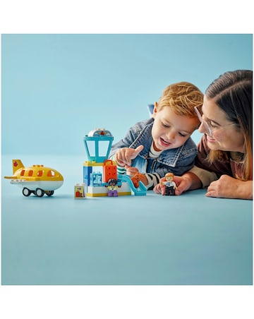 LEGO DUPLO Town First Time at the Airport Building Toy for Imaginary Play 10443