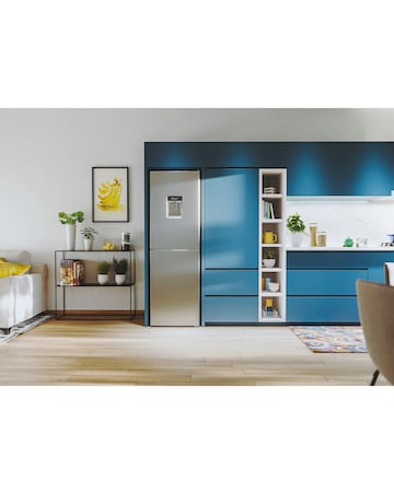 Candy CCT3L517EWSK-1 176cm High 50/50 Fridge Freezer - Silver + Install