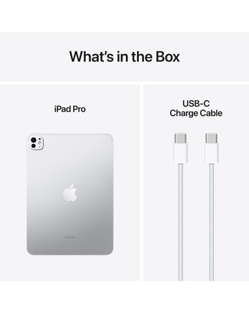 Apple iPad Pro (M4, 2024) 11inch Ultra Retina XDR Wi-Fi 256GB - Silver