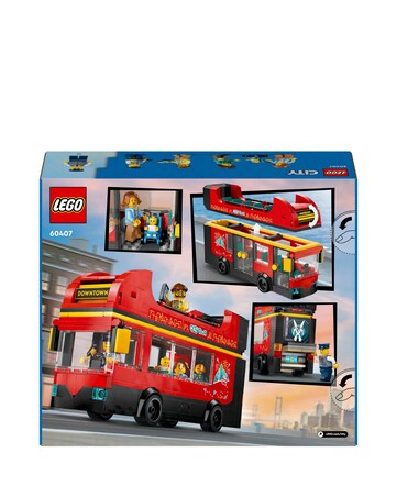 LEGO City Red Double-Decker Sightseeing Bus Toy 60407