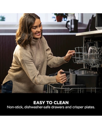 Ninja MAX 6-in-1 Dual Zone Air Fryer 9.5L DZ400UK Gun Metal Grey