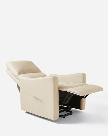 Lincoln Faux Leather Electric Recliner Armchair