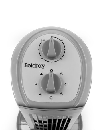 Beldray 32 Inch Tower Fan With Timer Grey
