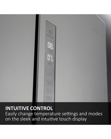 Haier Series 3 HDPW3618DNPK Wifi Connected 185cm 60/40 Fridge Freezer - Silver