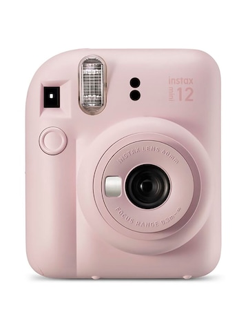 Fujifilm Instax Mini 12 Instant Camera with 20 Shot Film Pack - Blossom Pink