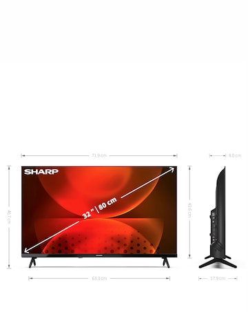 Sharp T-C32FH2KF2AB 32in Smart HD Android LED TV