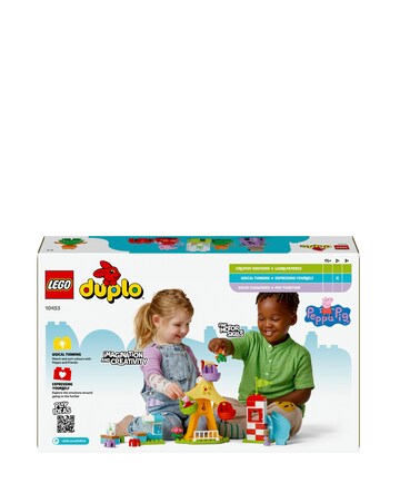 LEGO DUPLO Peppa Pig Funfair Toddler Learning Toy 10453