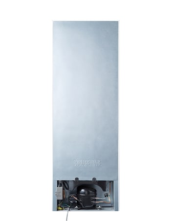 Fridgemaster MC50165ES 60/40 Fridge Freezer - Silver E Rated