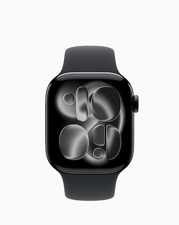 Apple Watch Series 11 GPS 42mm - Jet Black Aluminium/Black Sport Band - S/M