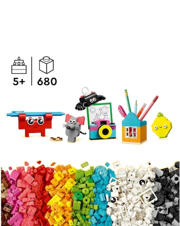 LEGO Classic Creative Happy Box Assorted Colourful Building Bricks Toy 11042
