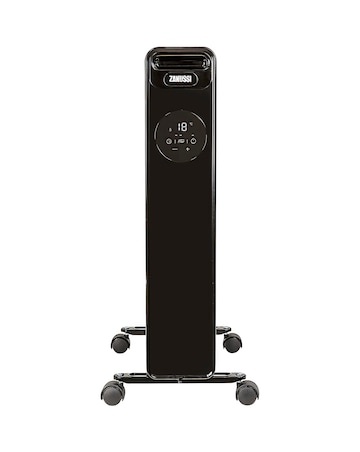 Zanussi Black 11 Fin Oil-Filled Radiator With Touch Control