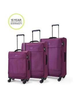 Rock Paris 3pc Suitcase Set