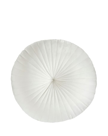 Catherine Lansfield Round Velvet Cushion