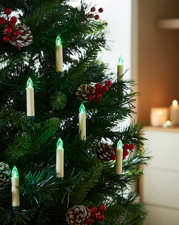 Christmas Tree Lit Candle Lights - Set of 10