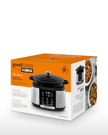 Good Food GF16012 12-in-1 Cast Iron Multi-Cooker