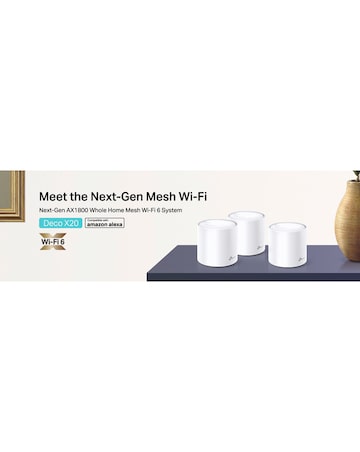 TP-Link Deco AX1800 Whole-Home Mesh Wi-Fi 6 System - 3 Pack
