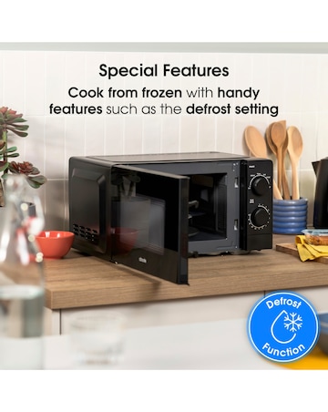 Abode AMM2005B 20L Manual Microwave - Black