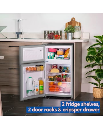 Russell Hobbs RH85UCFF482E1SS Under Counter Fridge Freezer - Stainless Steel