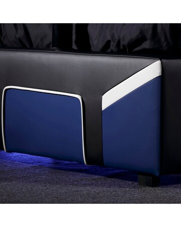 X Rocker Single Cerberus Twist TV Bed - Blue