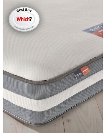 Silentnight Studio 1000 Pocket Memory Rolled Mattress - Medium Soft