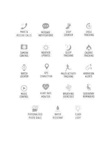 Reflex Active Nexus Black Calling Smart Watch and Headphone Set