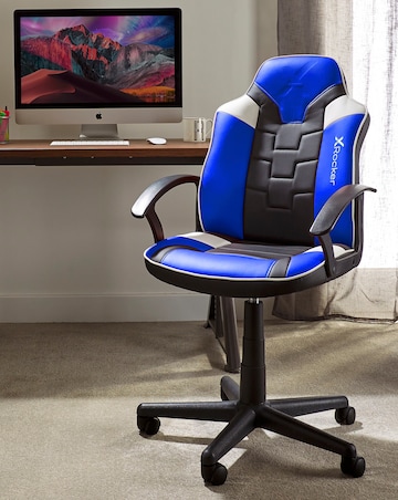 X Rocker Saturn Gaming Chair for Juniors - Blue