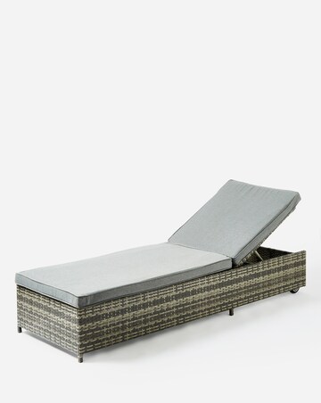 Charles Bentley Rattan Sun Lounger