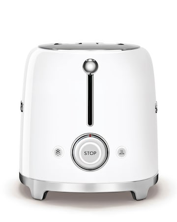 Smeg TSF01 2 Slice White Toaster
