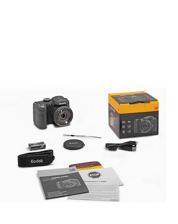 Kodak PIXPRO AZ255 Astro Zoom Bridge Camera Kit including 32GB SD & Case