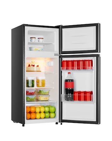 Fridgemaster MTM48120EB Fridge Freezer - Black E Rated