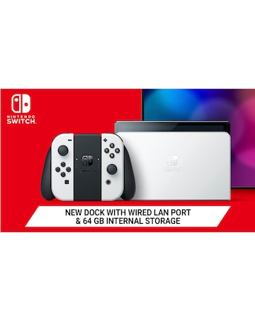 Nintendo Switch OLED Console - White