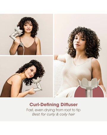 Shark FlexStyle 5-in-1 Air Styler & Hair Dryer with Storage Case - Stone