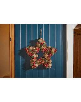 Three Kings Star Wreath - 35cm