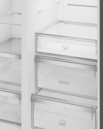 Hotpoint HPG2 6574W XBR5UK American Fridge Freezer FreshShield Inox + Install