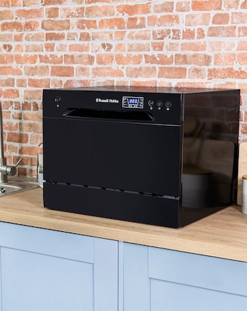 Russell Hobbs RHTTDW6B Table Top Dishwasher - Black