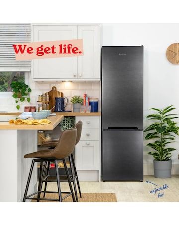 Russell Hobbs RH180FFFF551E1DS 70/30 Frost Free Fridge Freezer - Dark Steel