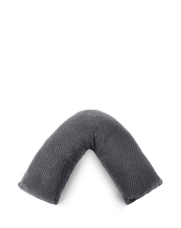 Waffle Fleece V-Shaped Cushion