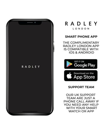 Radley Series 57 AMOLED Leather Silicone Strap Smart Watch - Eucalyptus