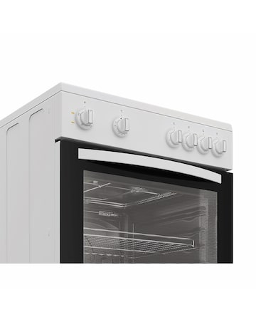 Indesit I6V3KMW/UK 60cm Electric Single Oven with Ceramic Hob - White Install