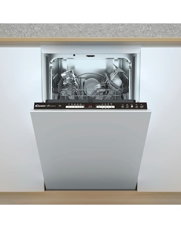 Candy Brava CDIH 2L952-80 Integrated Slimline Dishwasher 9 Place Settings Black